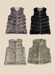 Y2K Faux Fur Vests