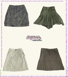 Faldas cargo grunge de los 90s/Y2K
