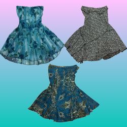 Y2K Blue Whimsigoth Skirts (RSS-21)
