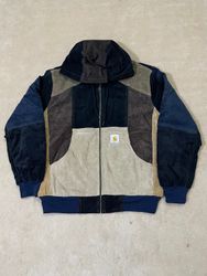 Veste à capuche en velours côtelé Carhartt recyclé..