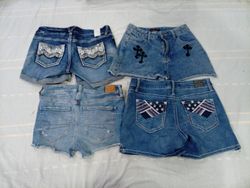 CR10642 Y2K Mini Denim Shorts