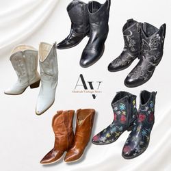 Leather Cowboy boots in bulk