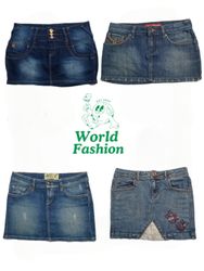 Mini jupe en denim