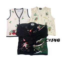 Wholesale Vintage Christmas Sweaters Bundle | 10pc..