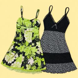 Y2k Floral Slip dress