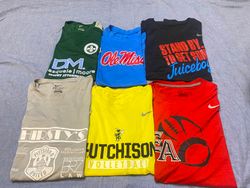 Adidas Nike Graphic Short Sleeve Printed T-Shirts