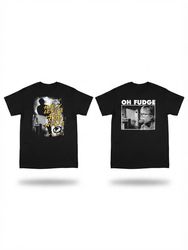 (FV-2330) Black Aesthetic Printed T-Shirts