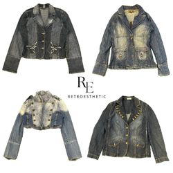 Y2K PARIS HILTON ERA GIRL DENIM JACKET RE-3633