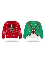 (FV-2366) Vintage style  Christmas Sweater Bundle ..