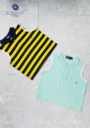 UPCYCLED Sleeveless Polo Shirts - EVR0499