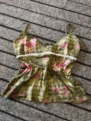 Upcycled Y2K Cami Top