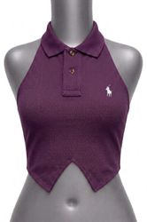 Upcycle Ralph Lauren Polo Halter Top (Dv-9-194)