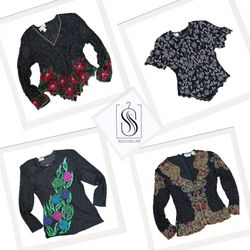 Y2K Beaded Blossom Baby Mix Tops
