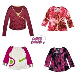 Women Printed Blouses and Long Sleeve Tops (CV-154..