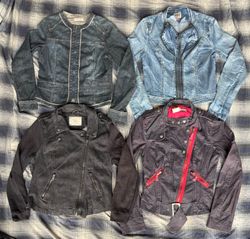 Denim zipper jackets 20 pieces