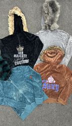 SD575 - Juicy Couture Ladies Fur Hoodies - 23 Piec..