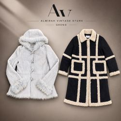 AFGHAN COATS & AFGHAN Vest