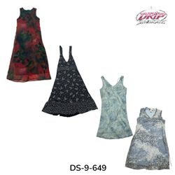 Y2K Traumhaftes Poly Maxi-Kleid für Mädchen (DS-9-..