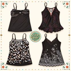 Y2K Glam Camisole & Party Tops Mix :10pcs (B3)