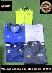 Vintage adidas and nike track jacket ak391