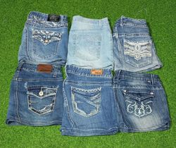 SILVER JEANS CO . AND OTHER MIX BRANDS MINI SKIRTS..