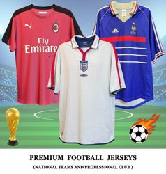 Football Jerseys including Professional Clubs