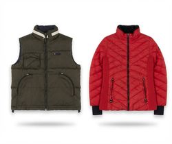(FV-2691) Branded Puffer Jackets ( Nautica,Tommy H..
