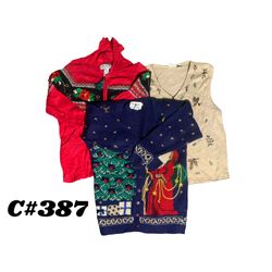 Vintage Christmas & Cottagecore Sweater Bundle | 1..