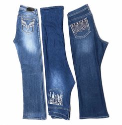 Vintage Y2K Embroidered Jeans