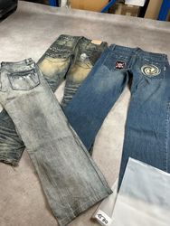 WASHED baggy jeans japan style Men