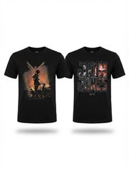 (FV-2333) Black Aesthetic Graphic Printed T-Shirts