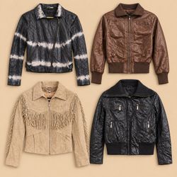 Y2K Grunge Leather Jackets
