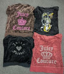 SD 609 Juicy Couture Velour Zip-Up Hoodies