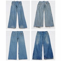 CR13558 Vintage Carhartt Denim Jeans Bundle