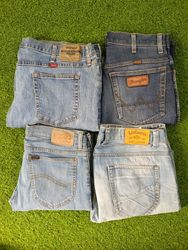 Lee and Wrangler Jeans