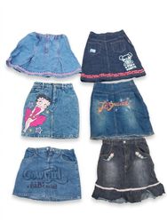 Kids Y2K Vintage Denim Mini Skirts Bundle - Betty ..