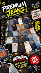 Levi's Denim Straight Jeans b grade and good quali..