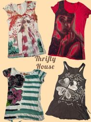 Y2K Parisian Graphic Tank Top(TH/685)