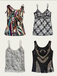 Y2K cami tops