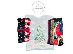 Vintage christmas knitwear