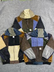Upcycled Carhartt Corduroy Hoodie