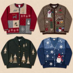 Y2k Cozy Christmas Sweater Collection
