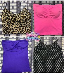 Y2K Vintage Bandeau & Printed Cami Bundle | VR-401