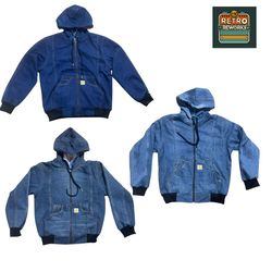Upcycled Carhartt hoodie jackets