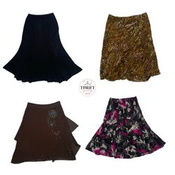 Whimsigoth Flowy Midi & Maxi Skirts ( TS-061 )
