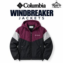 Columbia Windbreaker Jackets - S038