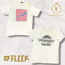 Mix fila puma wrangler round neck T-shirts