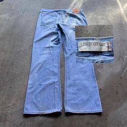 Levi's jeans bootcut straight