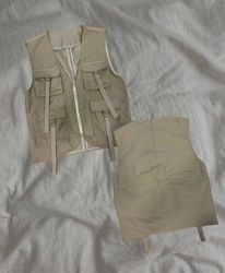Upcycled Cotton Utility Vest