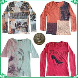 ✨ Vintage Y2K Women's Mixed Brand Blouses & Tops B..